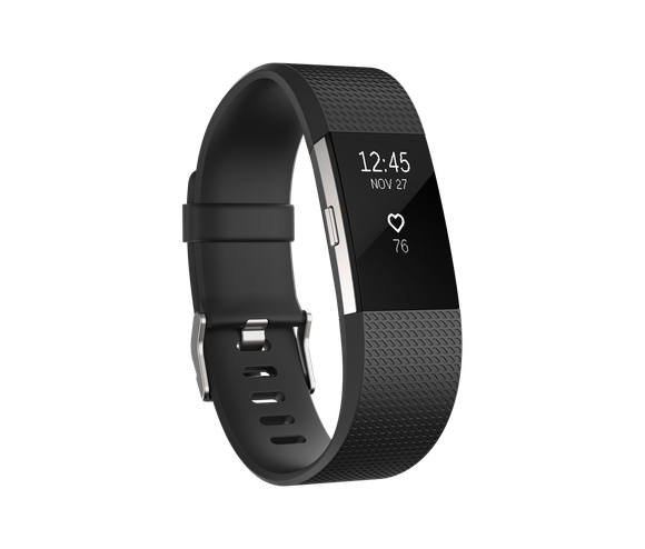 Fitbit Charge 2 wearable fitness tracker.