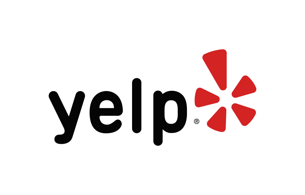 The Yelp logo.