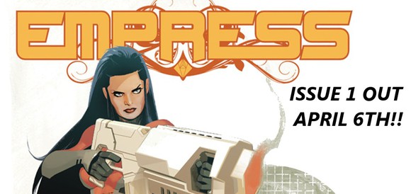 Cover art for Empress comic book.
