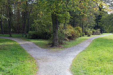 Fork in road GETTY