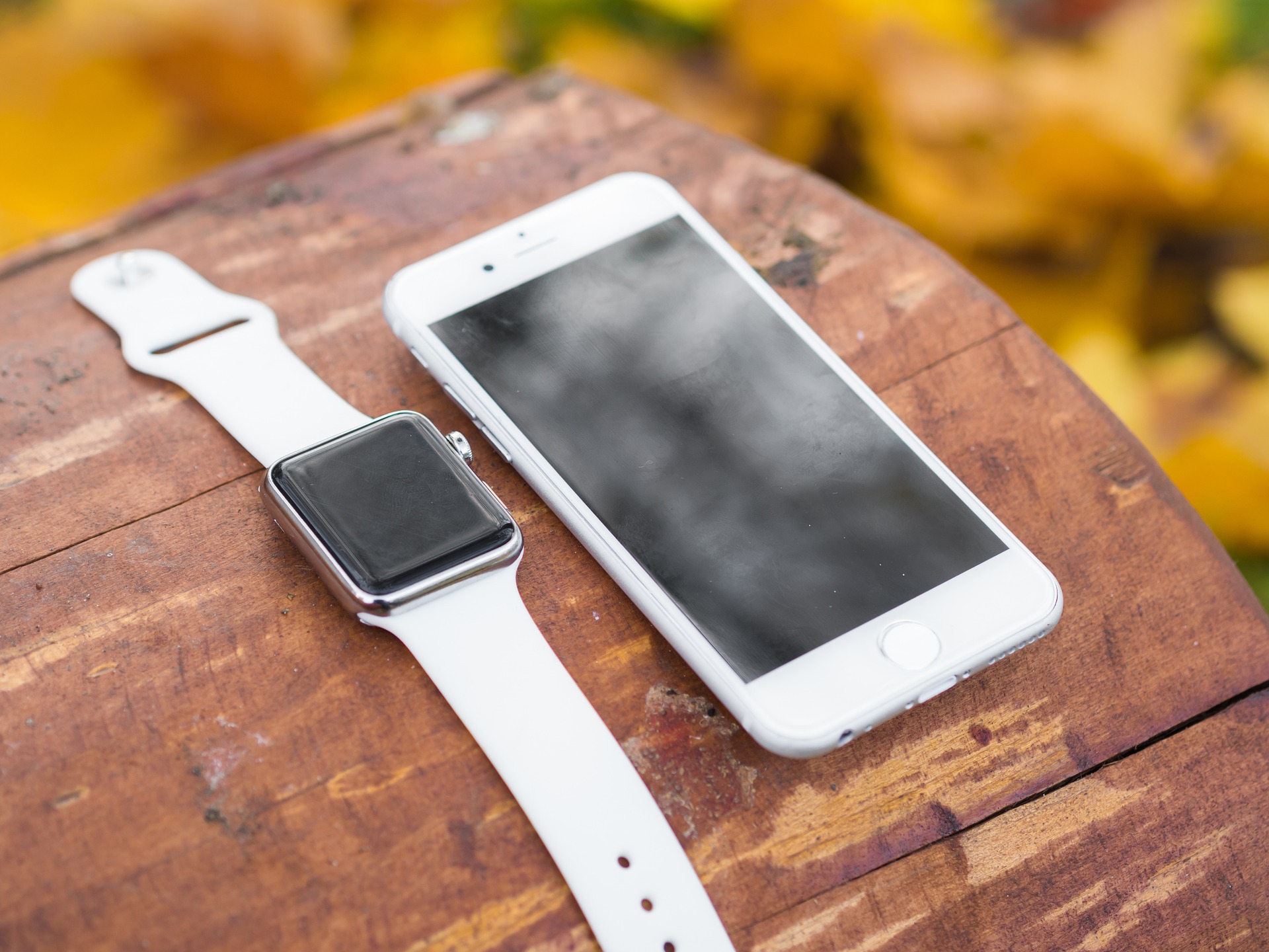 Apple Watch next to iPhone