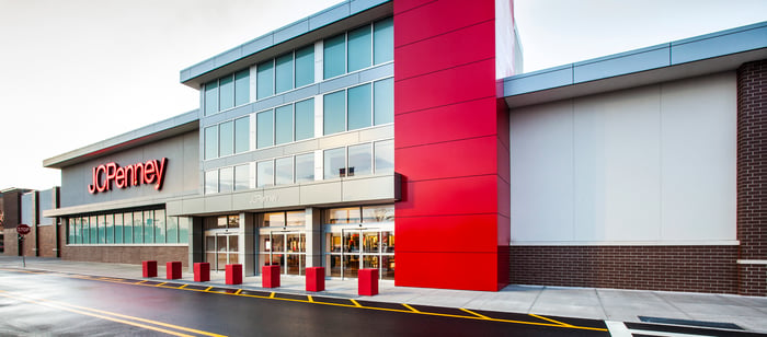 The exterior of a J.C. Penney store