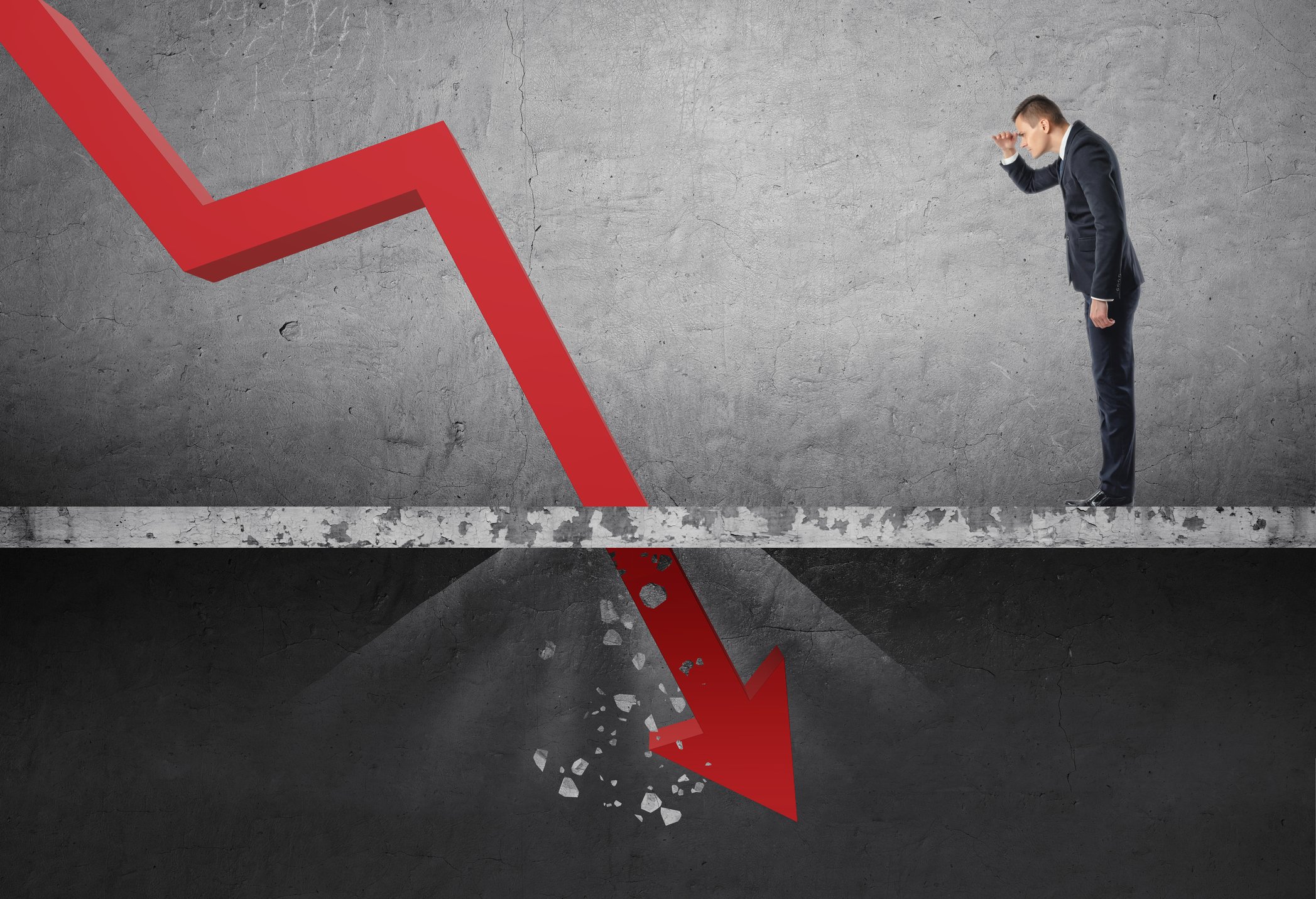 Stock falling