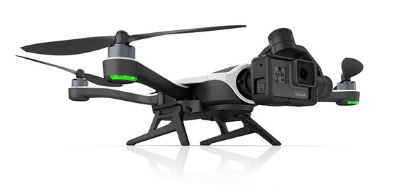 GoPro Karma drone viewed from the side.