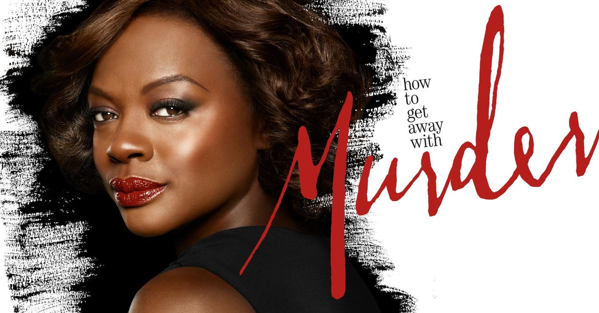 Viola Davis in a "How to Get Away With Murder" cover art.