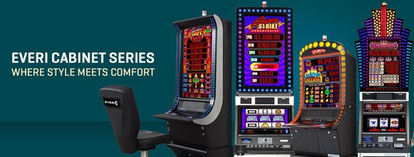 Gaming cabinets from Everi.