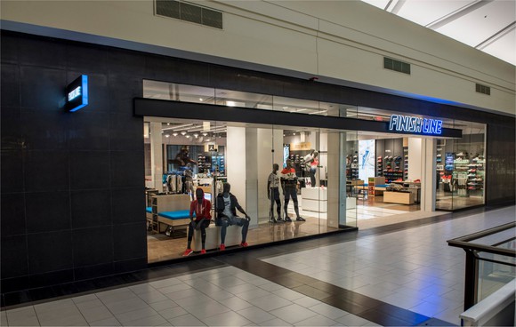 A Finish Line store.