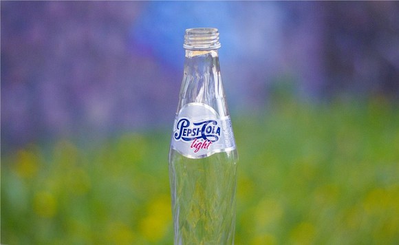 A bottle of Pepsi Cola Light.