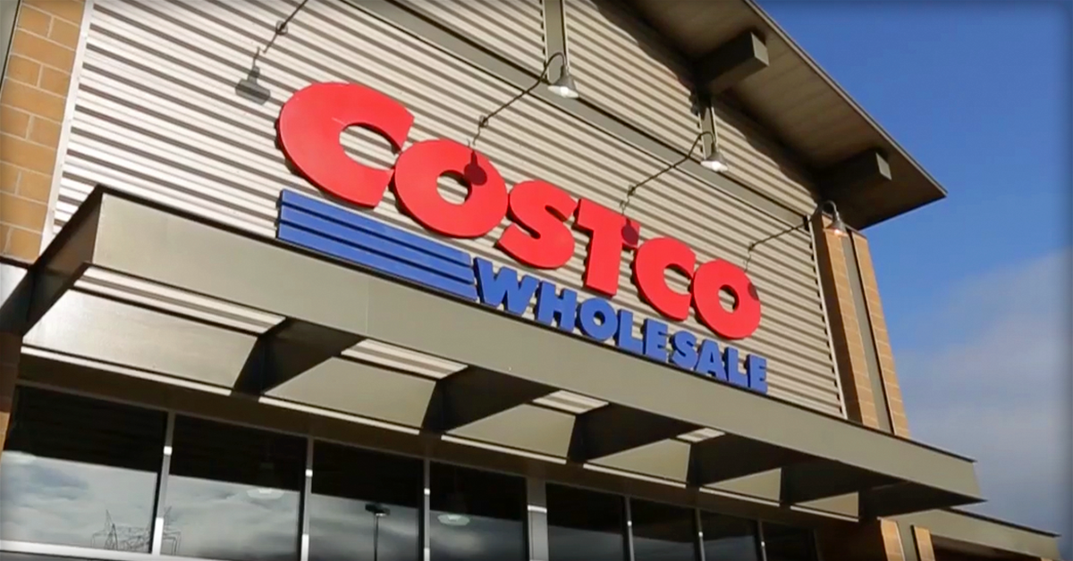 A Costco Wholesale storefront