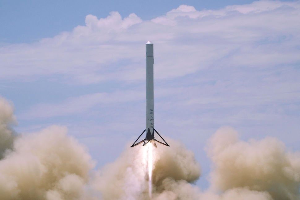 SpaceX rocket launching