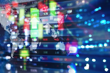 Stock market background design