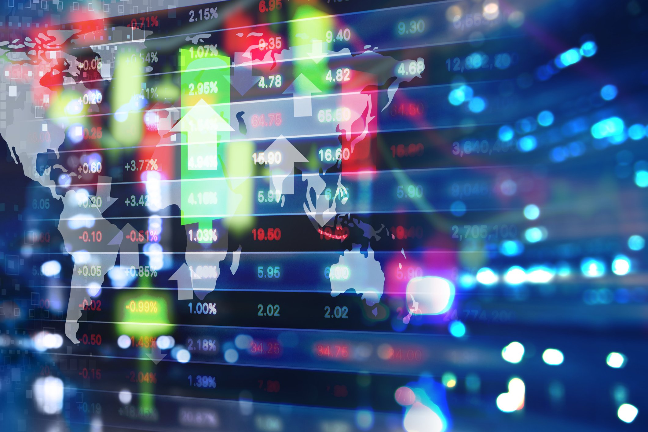 Stock market background design