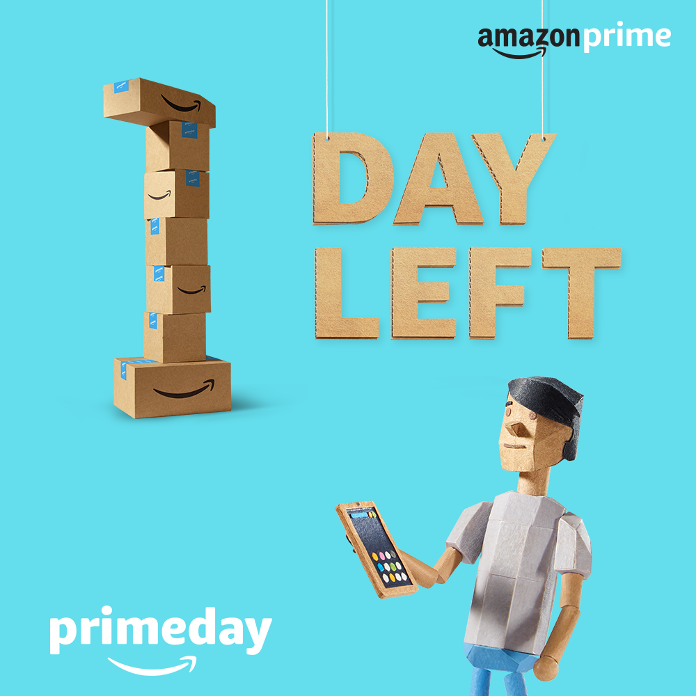 Amazon Prime Day promotional poster.