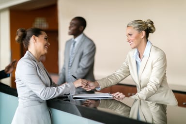 hotel reception check-in trivago getty