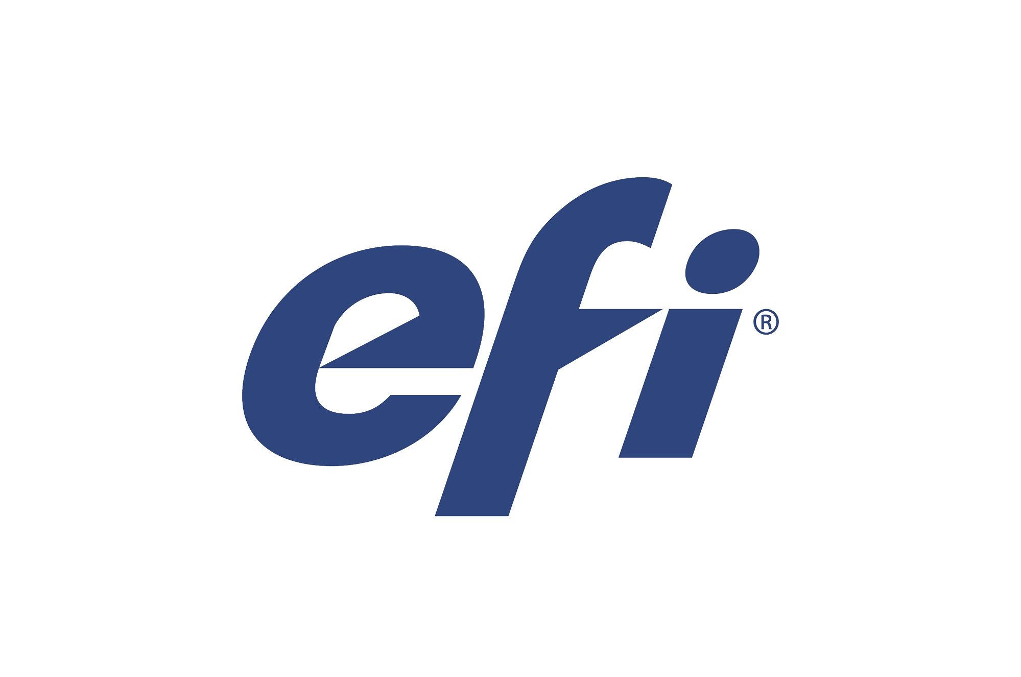 Electronics for Imaging EFI logo, blue