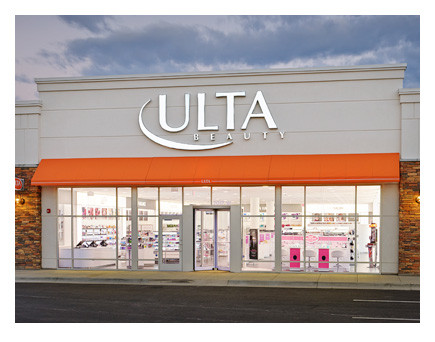 The front of an Ulta Beauty store.