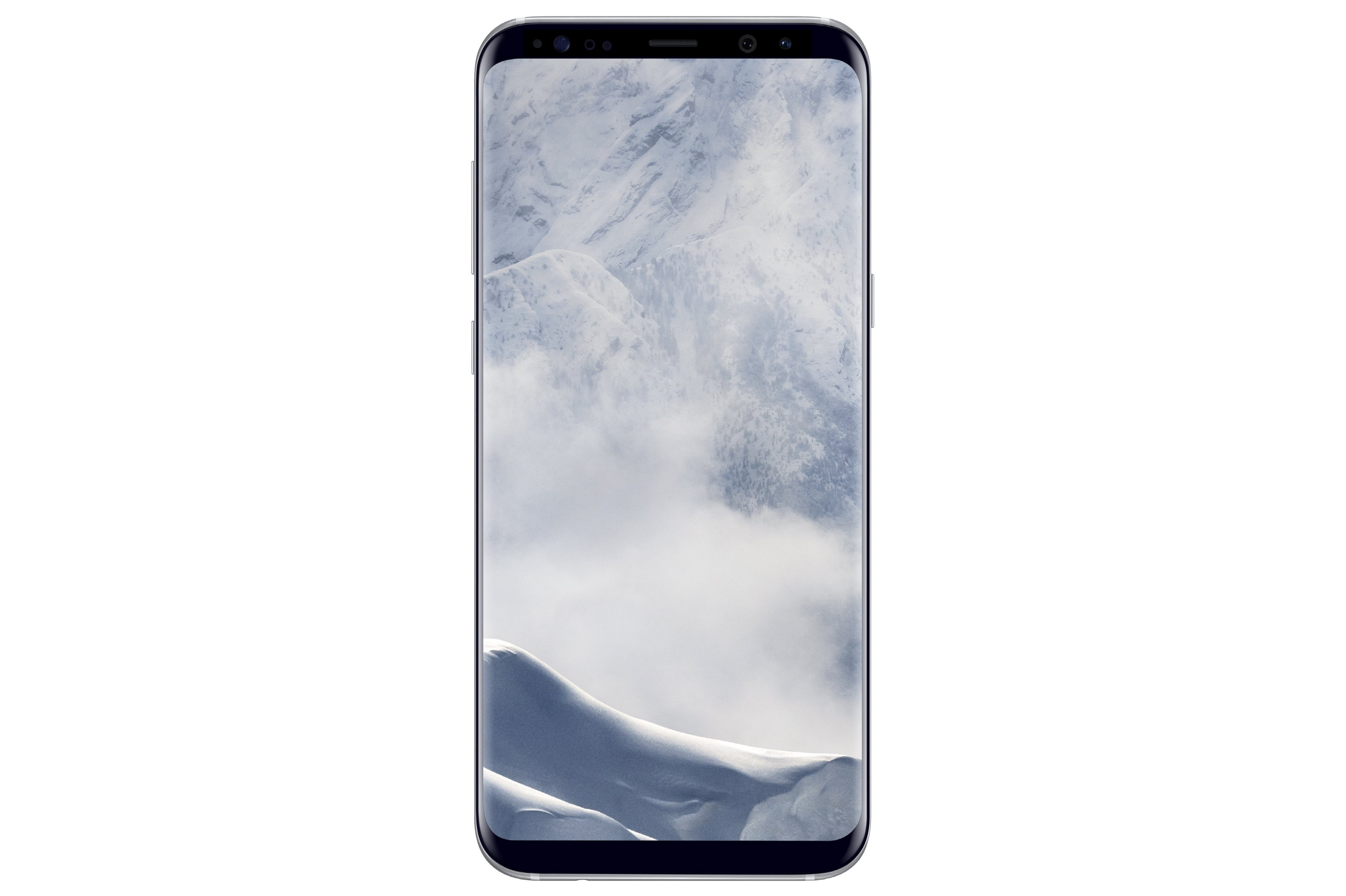 The front of the Samsung Galaxy S8.