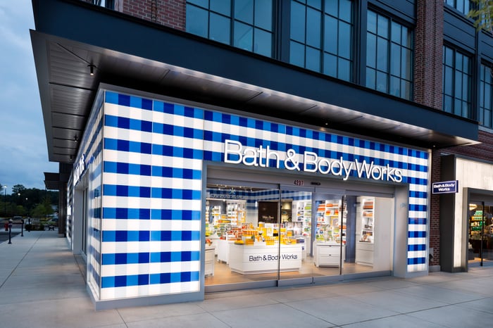 Bath & Body Works storefront.