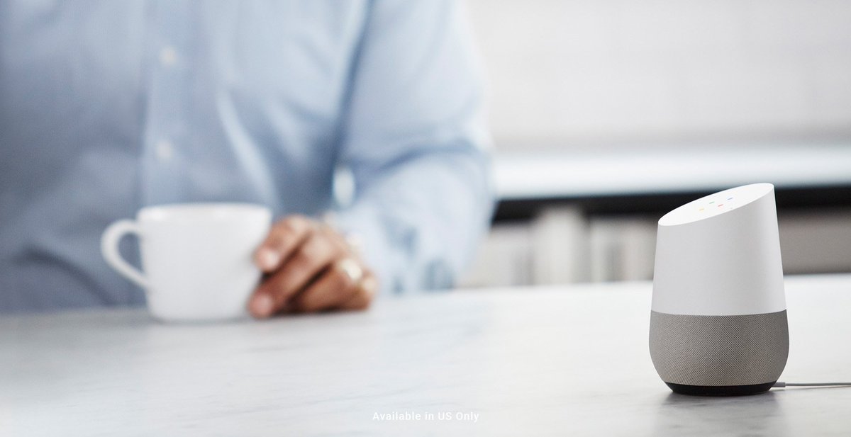 Google Home smart speaker device