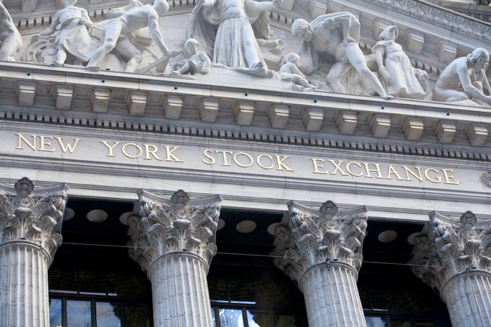 Facade of the New York Stock Exchange