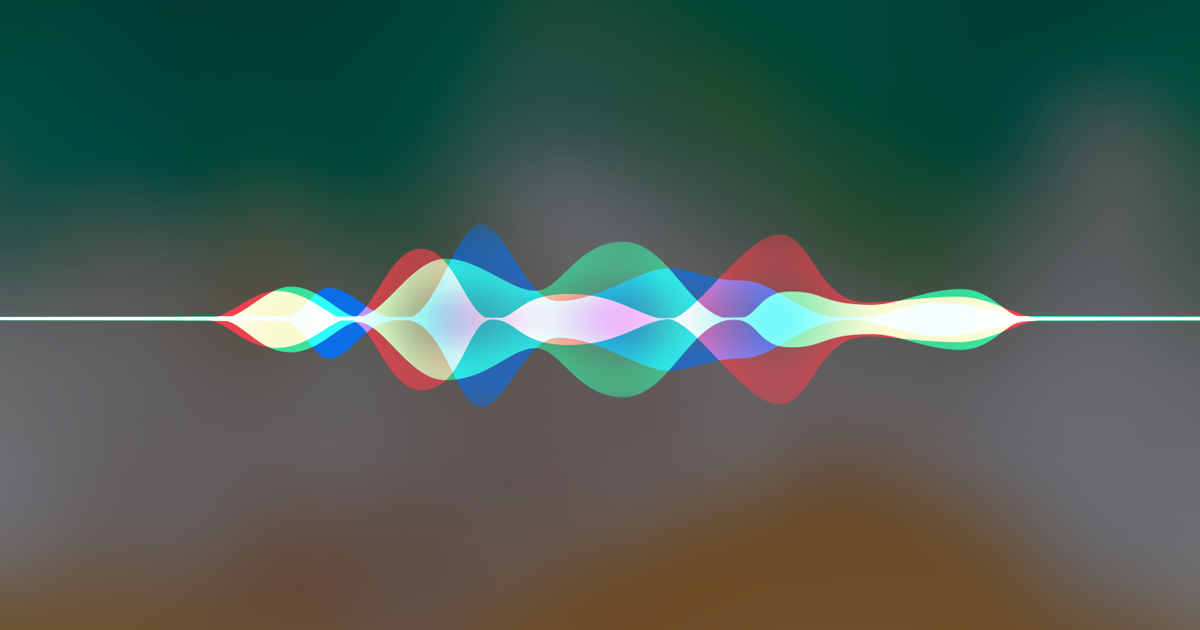 Siri sound-wave graphic