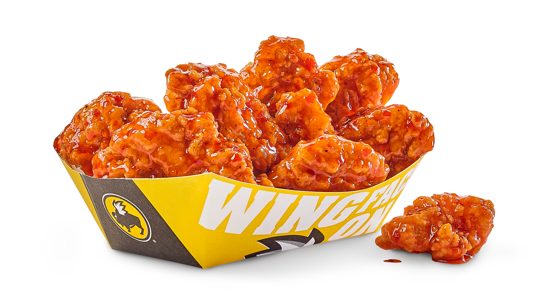 A tray of Buffalo Wild Wings' boneless wings