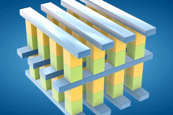Intel's 3D XPoint structure.