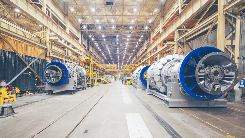 3GE gas turbines being readied for shiping