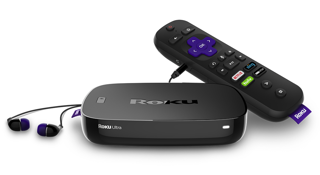 Image of Roku's new streaming box with remote.
