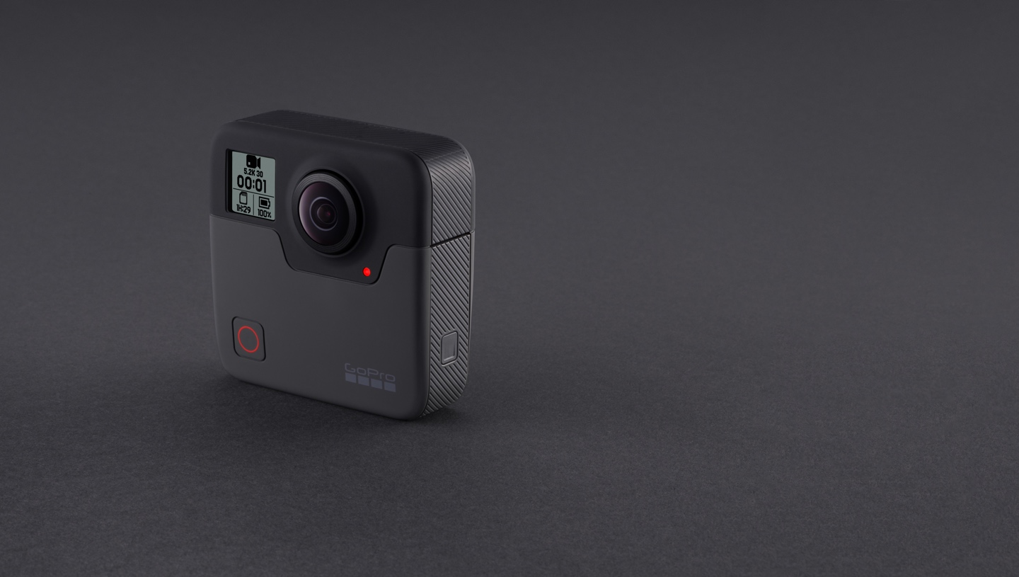 A GoPro Fusion 360 camera.