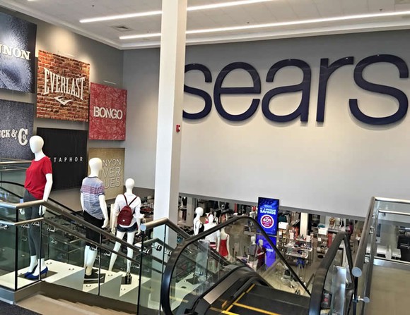 Inside a Sears store
