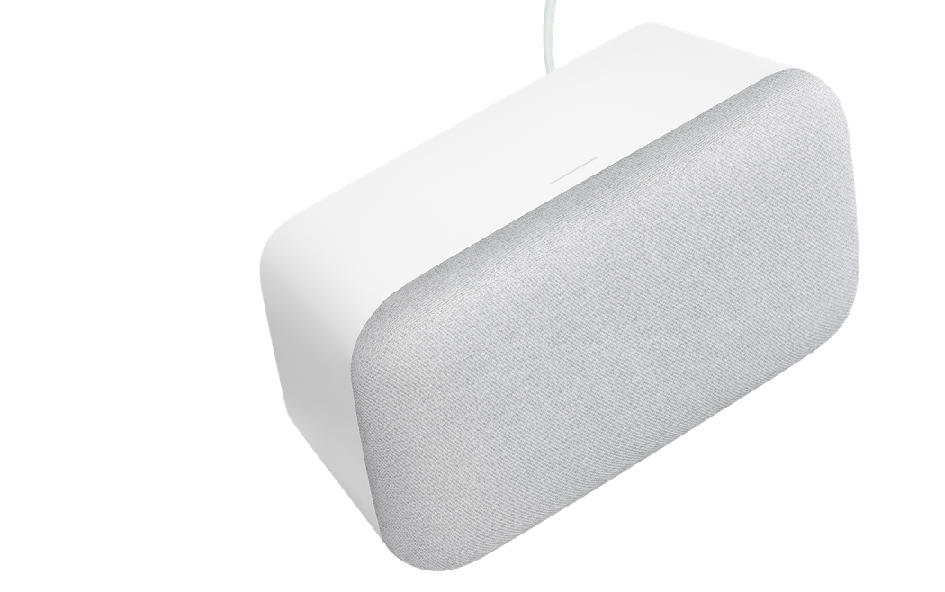 Picture of Google Home Max speaker.
