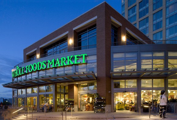 Photo of a Whole Foods Market location in downtown Seattle.