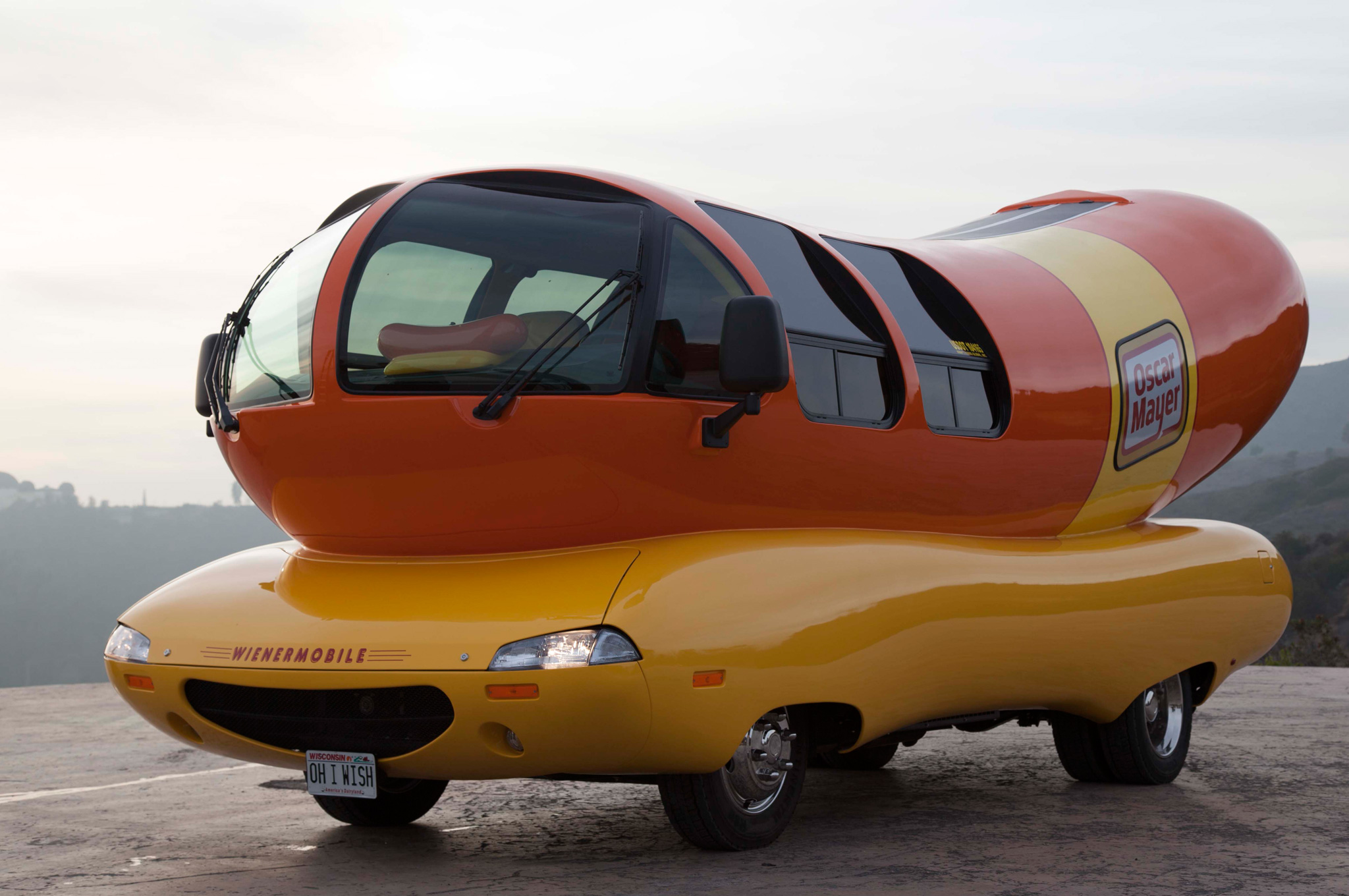 The Oscar Meyer wienermobile. 