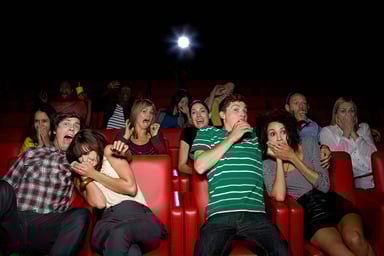Movie theater shocked crowd