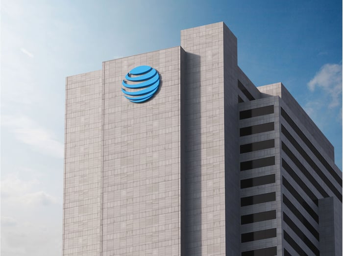  One AT&T Plaza in Dallas, Texas.