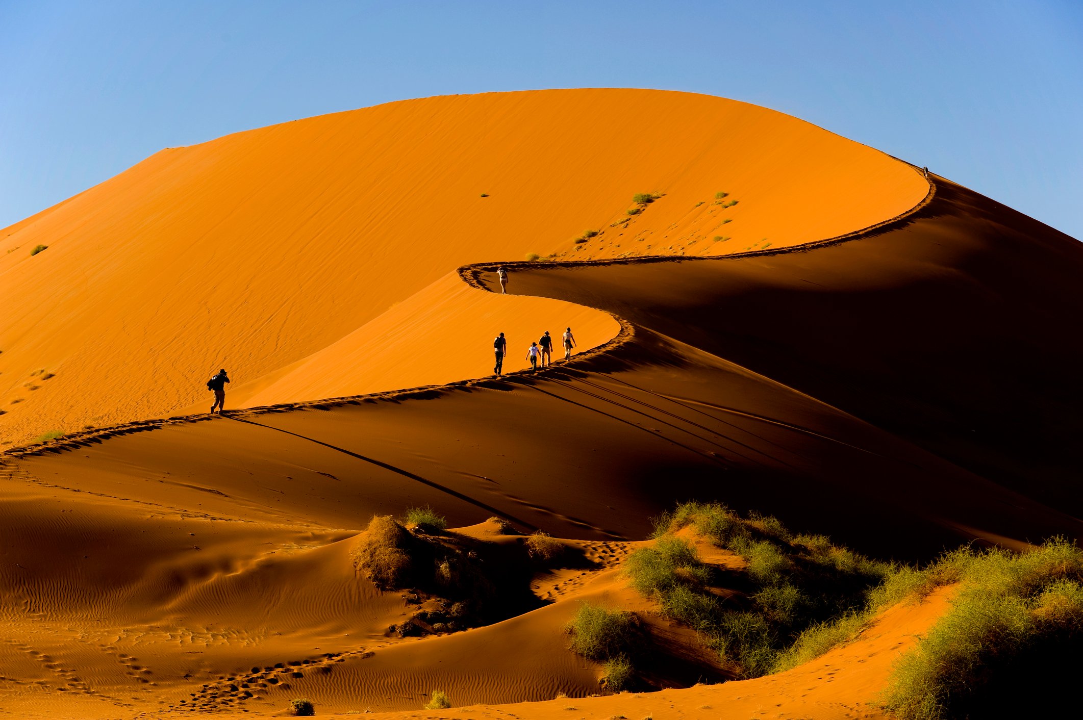 sand dunes in Namibia's Naukluft National Park