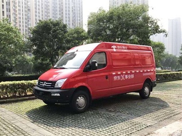 JD.com's autonomous truck.