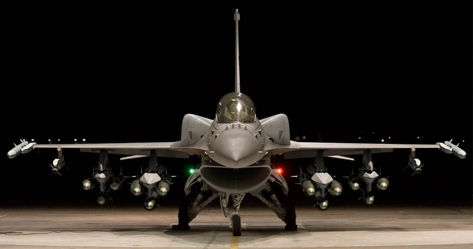 F-16 "V" fighter jet