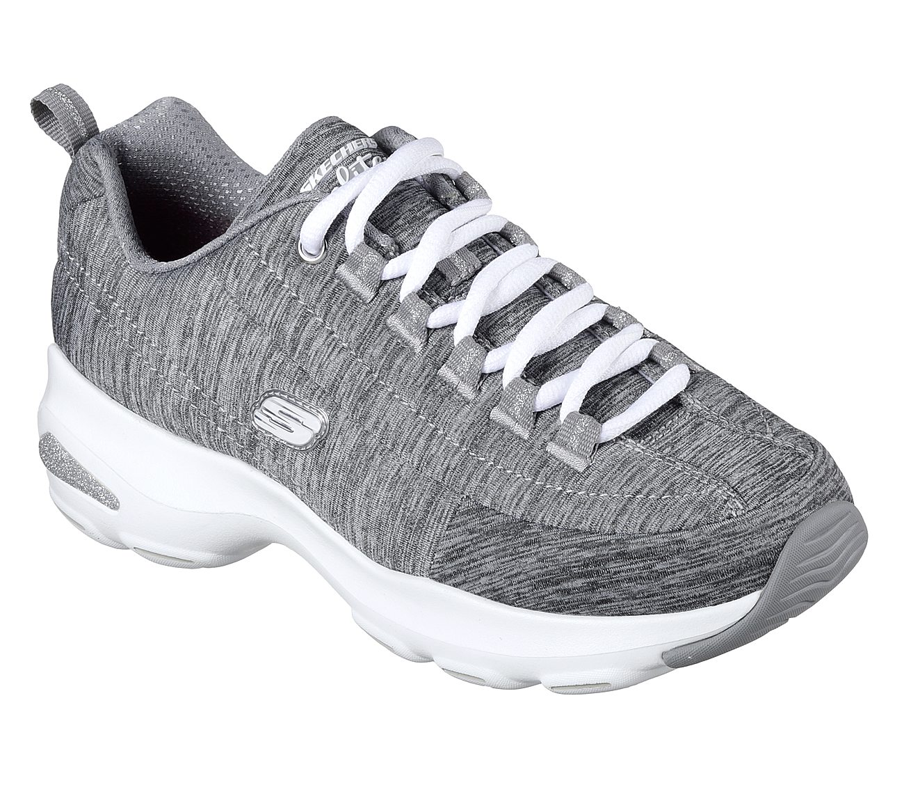 A pair of Skechers shoes.