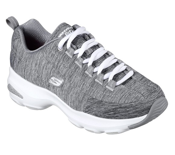 A pair of Skechers shoes.