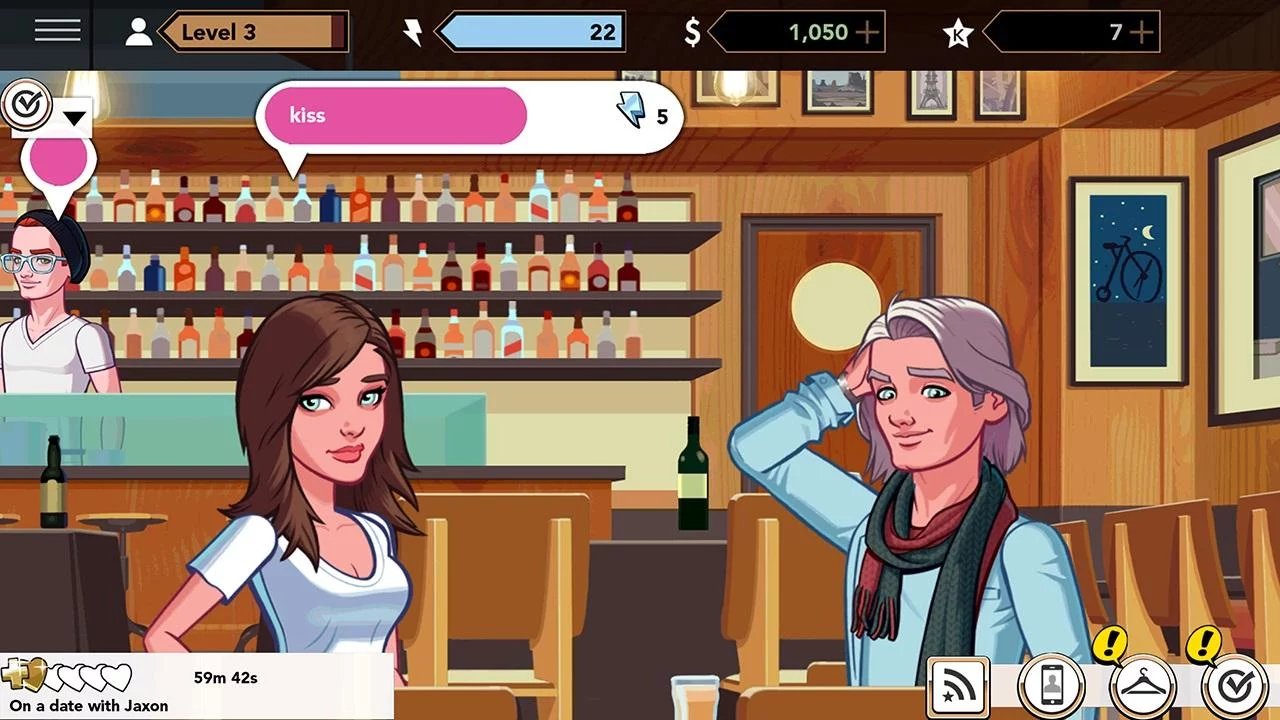 Sceenshot from the game Kim Kardashian: Hollywood.