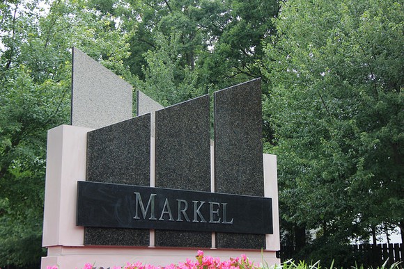 Markel sign at headquarters