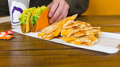taco bell chicken quesadilla box source-tb