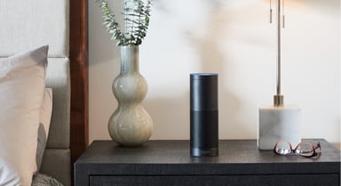 Echo Plus Black Nightstand