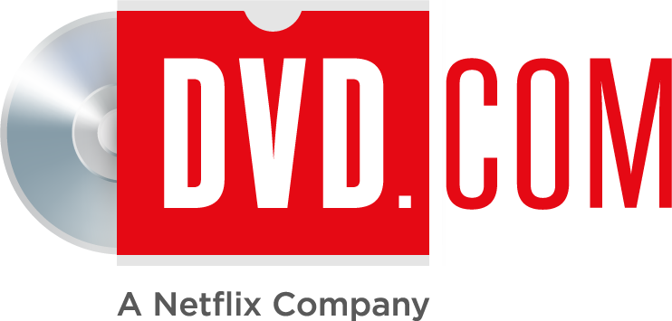 DVD.com logo, including A Netflix Company as a tagline.