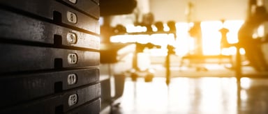 Workout Equipment in a Gym