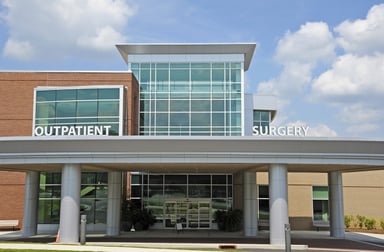 Hospital Medical Office Building Exterrior Shot