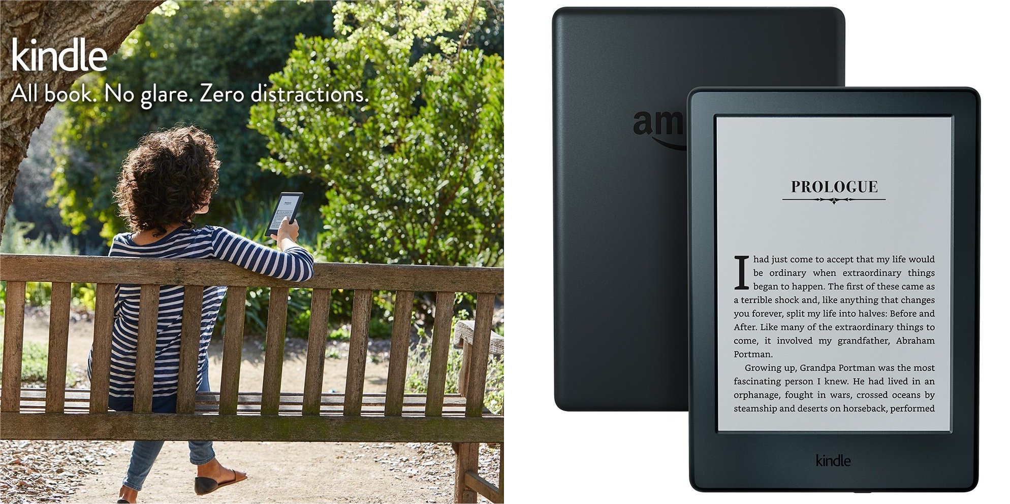 Amazon's basic Kindle e-reader.