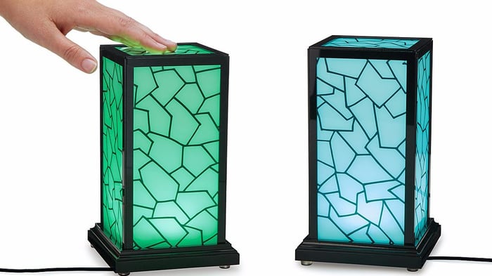 Uncommon Goods' touch lamps.